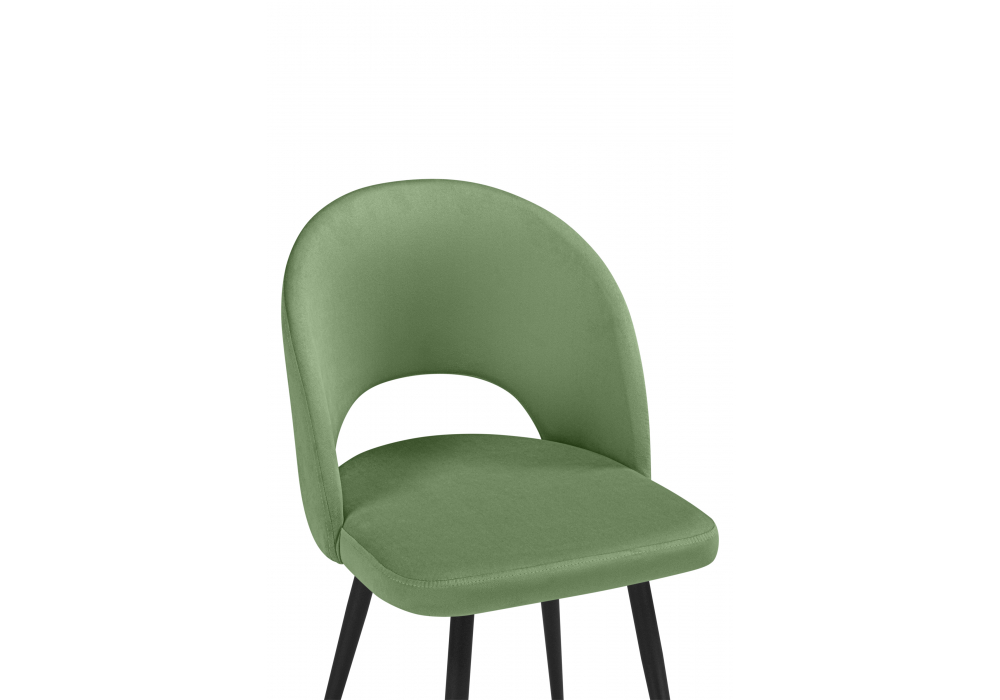 фото стул на металлокаркасе woodville курбис фисташковый (zd 651) / черный 642939 | 220svet.ru
