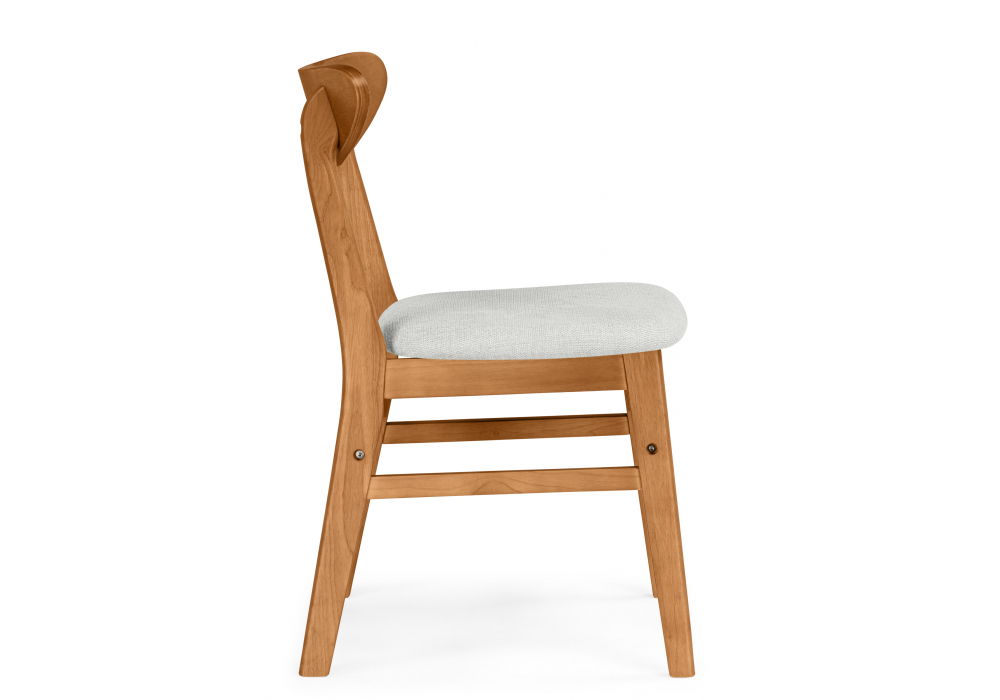 фото стул деревянный woodville okava бежевый / орех 15973 | 220svet.ru