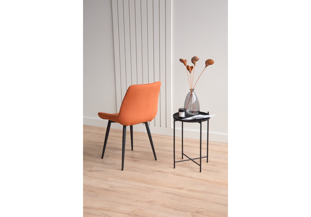 фото стул вращающийся на металлокаркасе woodville седа 360 терракотовый (zd 432) / черный 632431 | 220svet.ru