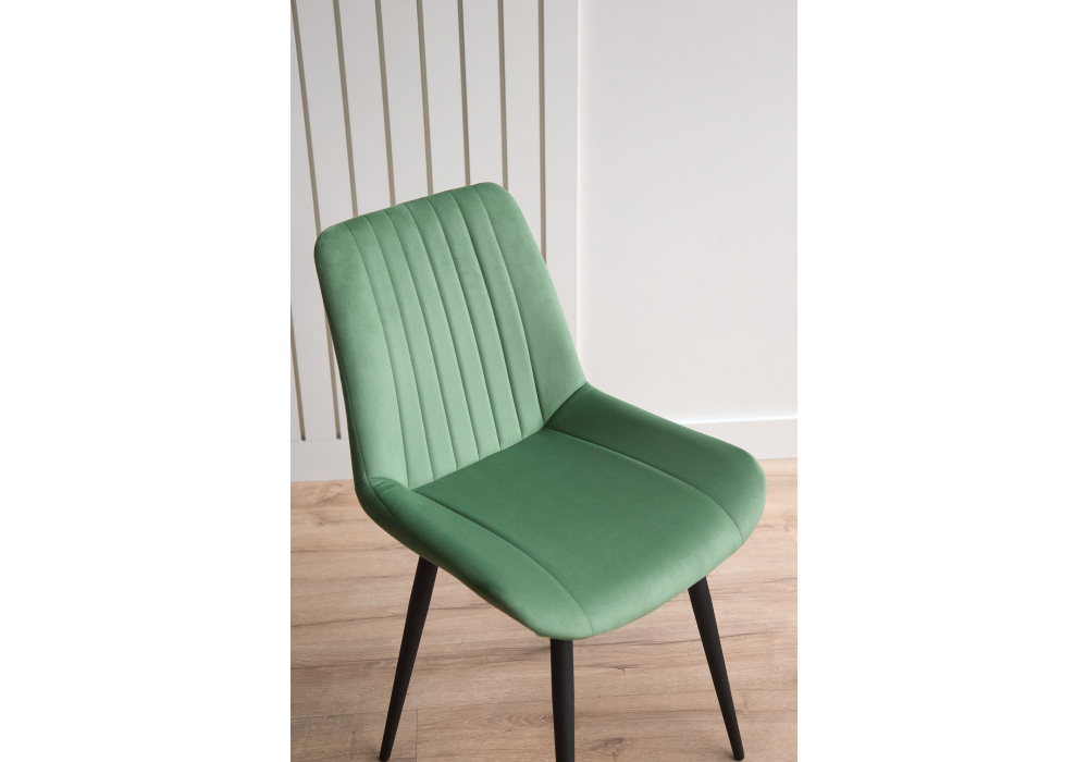 фото стул на металлокаркасе woodville седа фисташковый (zd 651) / черный 632415 | 220svet.ru