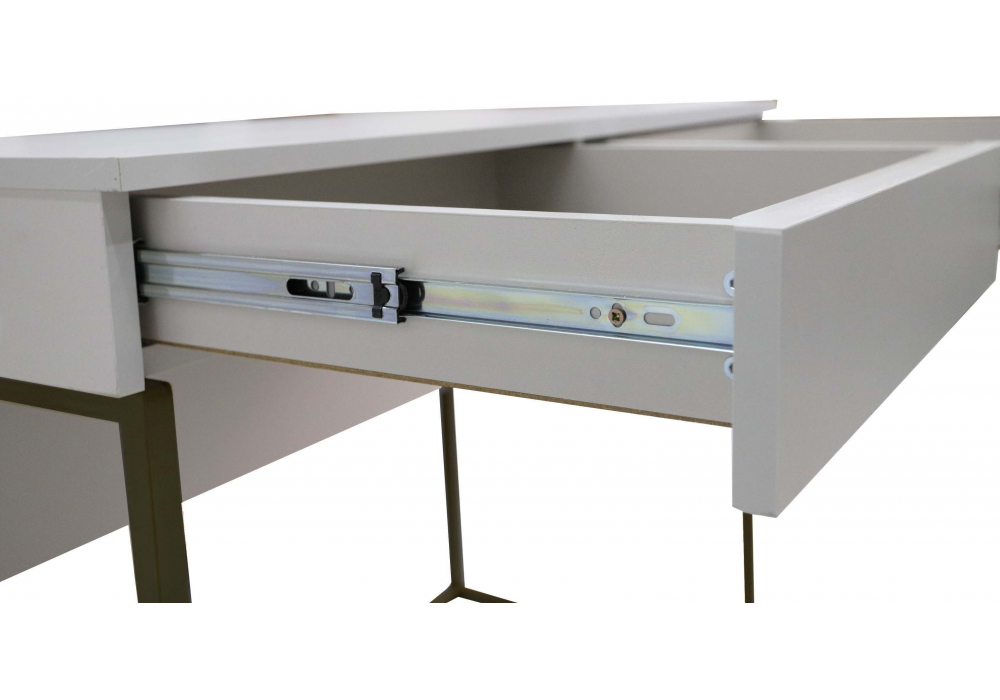 фото письменный стол woodville аделина-4 кашемир / черный 619689 | 220svet.ru