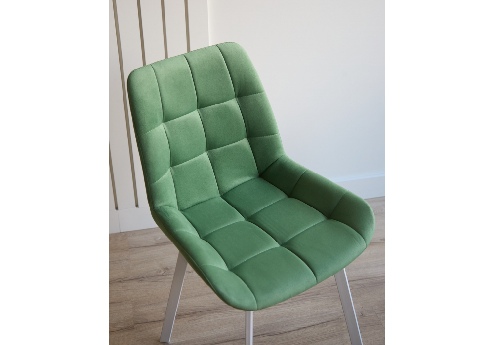 фото стул вращающийся на металлокаркасе woodville челси 360 п фисташковый (zd 651) / белый 632508 | 220svet.ru