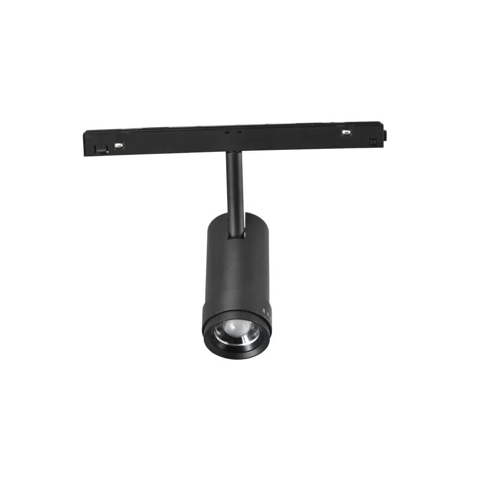 фото трековый магнитный светодиодный светильник iledex technical vision zoom 4822-020-d47-10w-10/60dg-3000k-bk | 220svet.ru