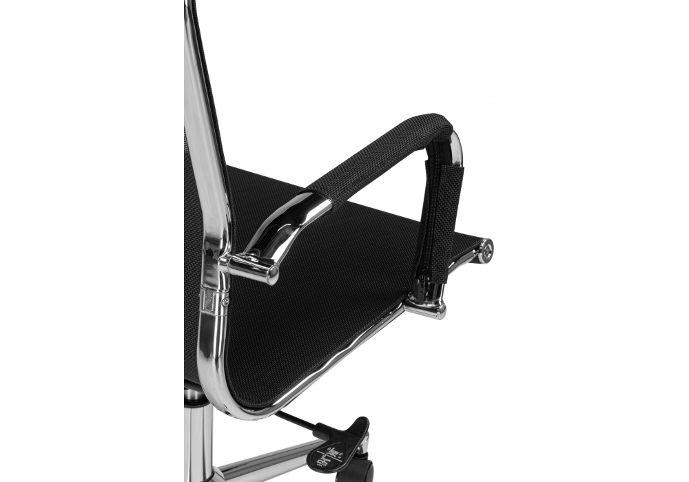 фото компьютерное кресло woodville reus сетка черный / хром 15943 | 220svet.ru