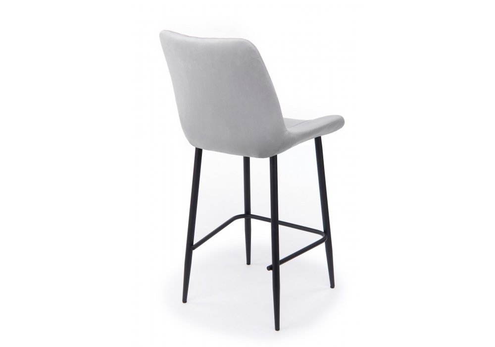 фото барный стул woodville седа светло-серый / черный 632583 | 220svet.ru