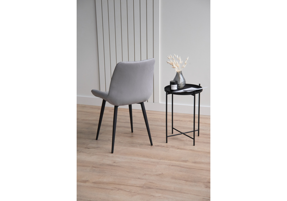 фото стул вращающийся на металлокаркасе woodville седа 360 светло-серый (zd 960) / черный 632377 | 220svet.ru