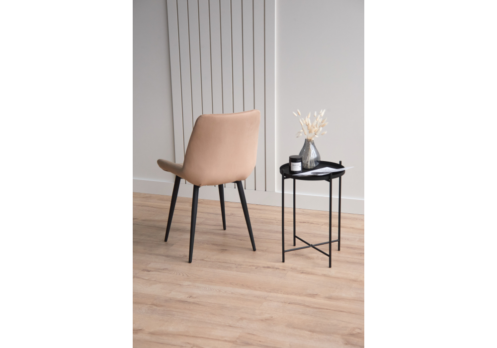 фото стул вращающийся на металлокаркасе woodville седа 360 бежевый (zd 210) / черный np 632398 | 220svet.ru