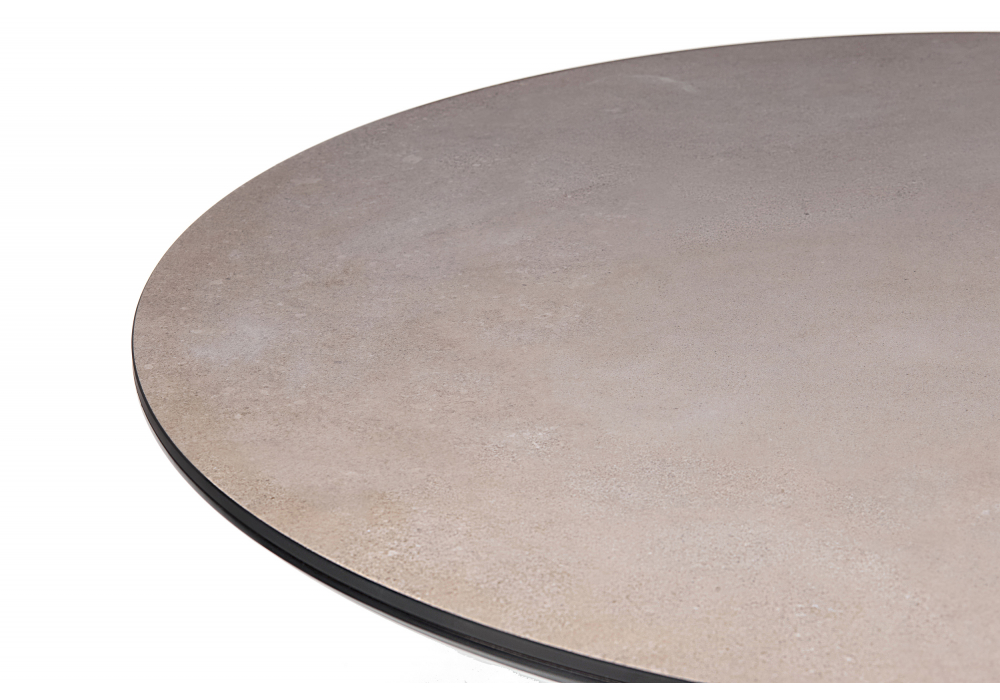 фото керамический стол 110 woodville барел avenue grey sahara / черный 625656 | 220svet.ru