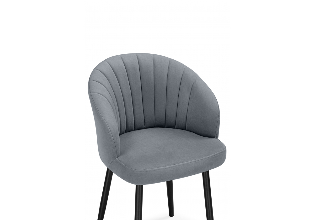 фото стул на металлокаркасе woodville бэнбу marseille 11 / черный 622924 | 220svet.ru