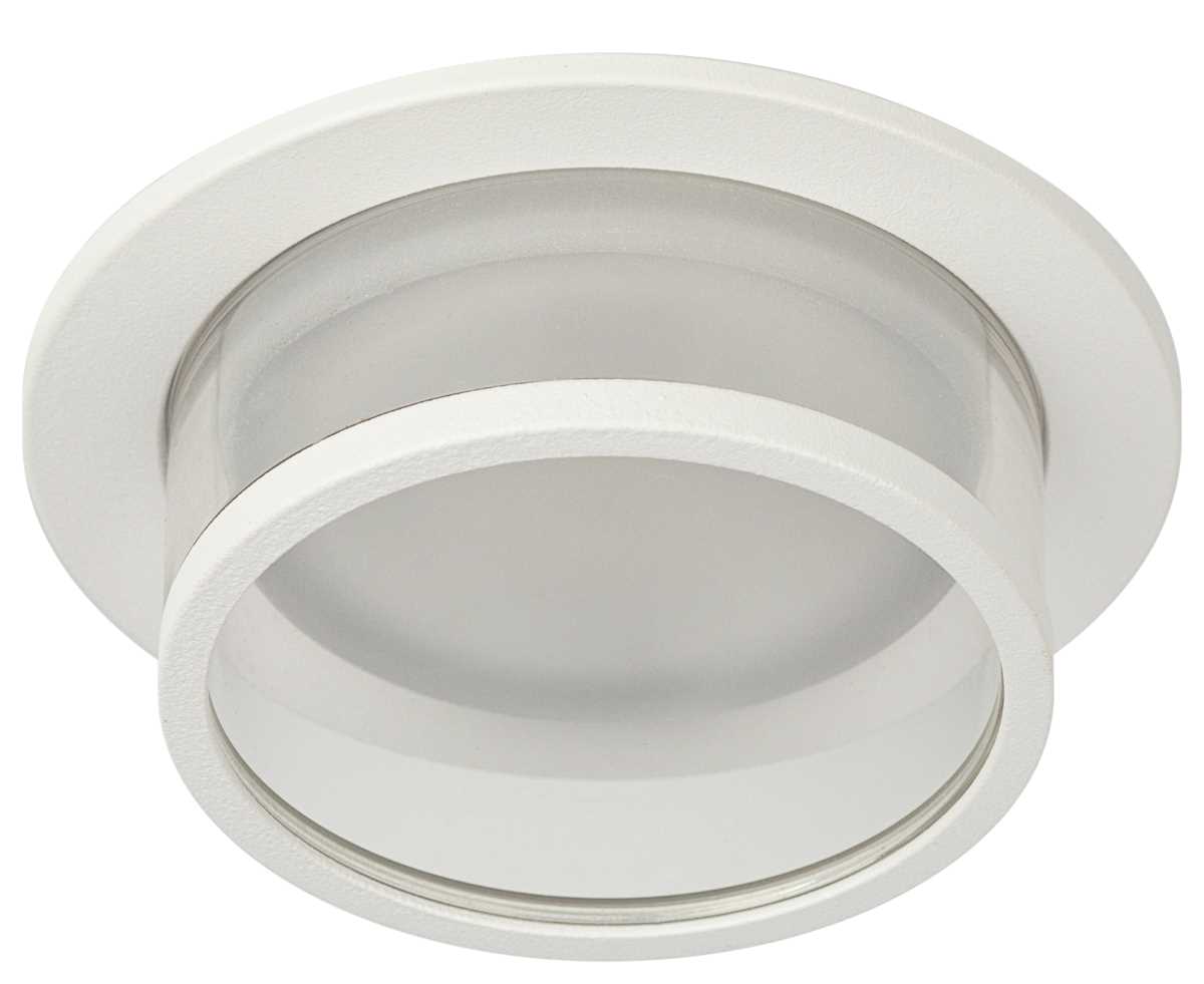 фото светильник встраиваемый декоративный эра dk99 wh под лампу mr16 gu5.3 белый б0058393 | 220svet.ru