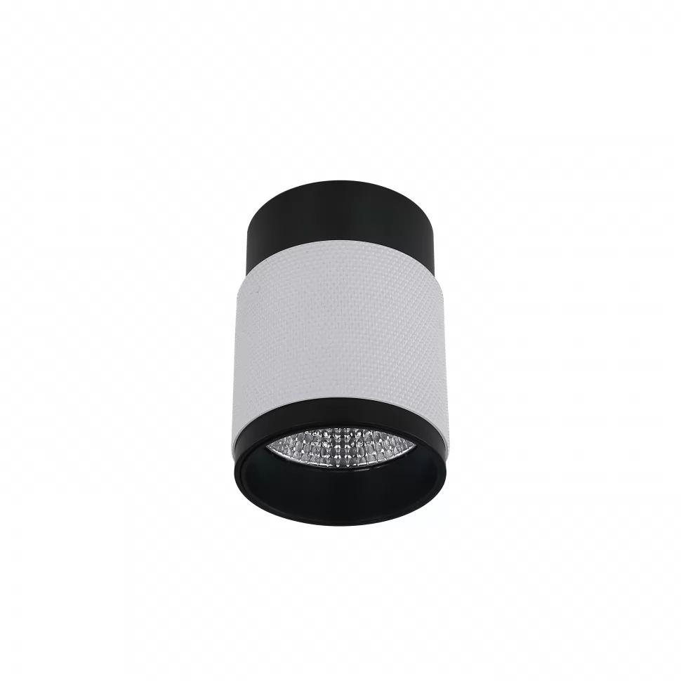 фото потолочный светодиодный светильник iledex delta 1955-10w-3000k-36 bk+wh | 220svet.ru