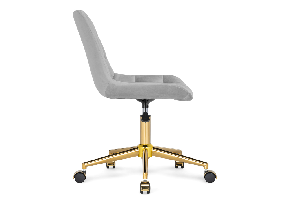 фото стул woodville честер светло-серый (california 900)/ золото 533182 | 220svet.ru