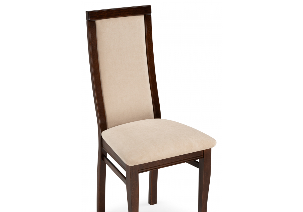 фото стул деревянный woodville давиано велюр тедди 008 / орех темный 639334 | 220svet.ru