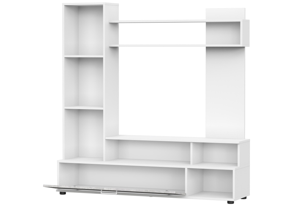 фото готовые гостиные woodville nigel белый / цемент светлый 499621 | 220svet.ru