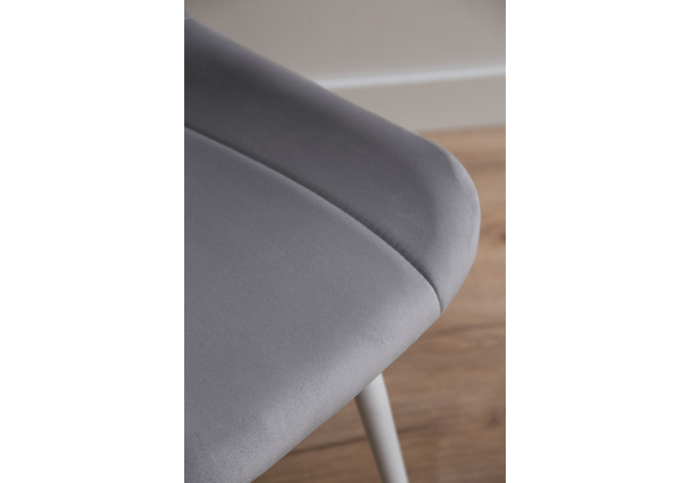 фото стул на металлокаркасе woodville седа светло-серый (zd 960) / белый np 632372 | 220svet.ru
