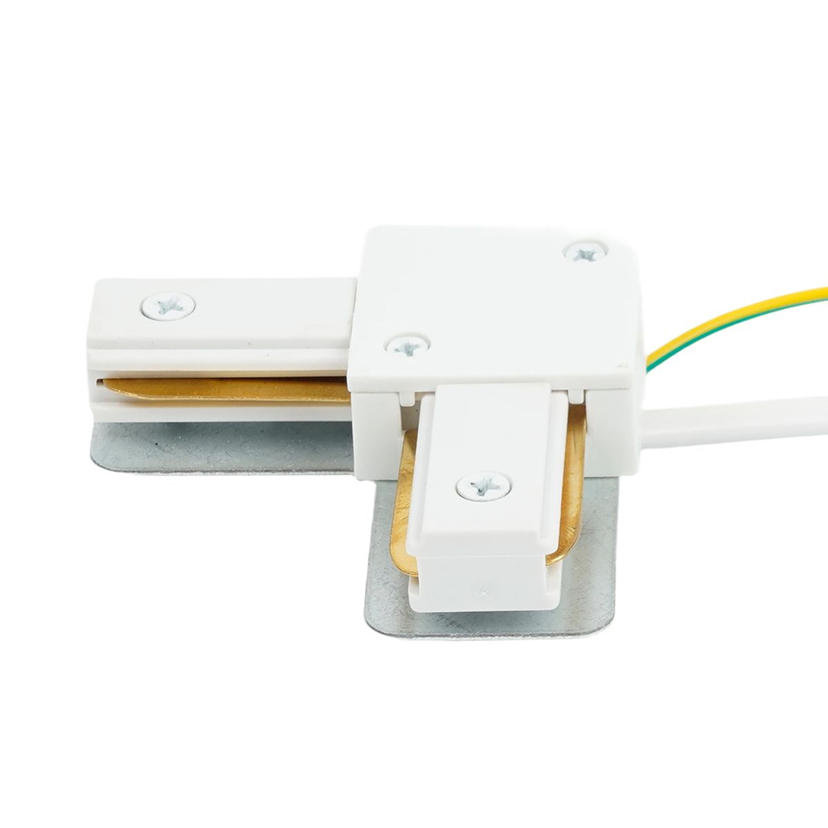 фото коннектор угловой для шинопровода с проводом feron ld1021c для cab1007 52153 | 220svet.ru