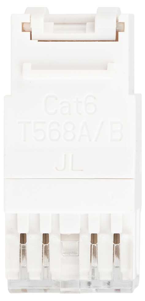 фото коннектор эра офис 18-8002-01 rj45 cat6 utp keystone цвет белый б0063290 | 220svet.ru