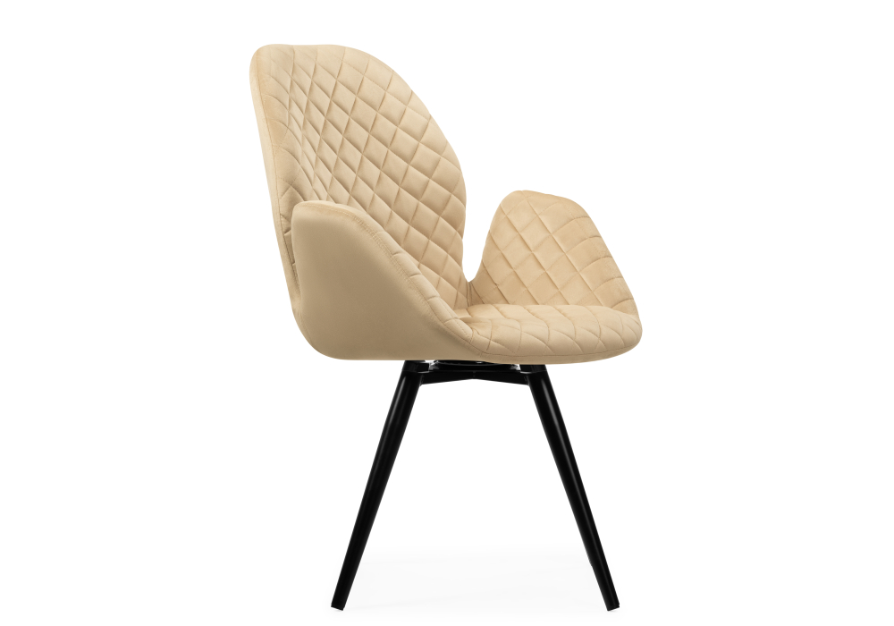 фото кресло крутящееся woodville муат бежевый 566492 | 220svet.ru