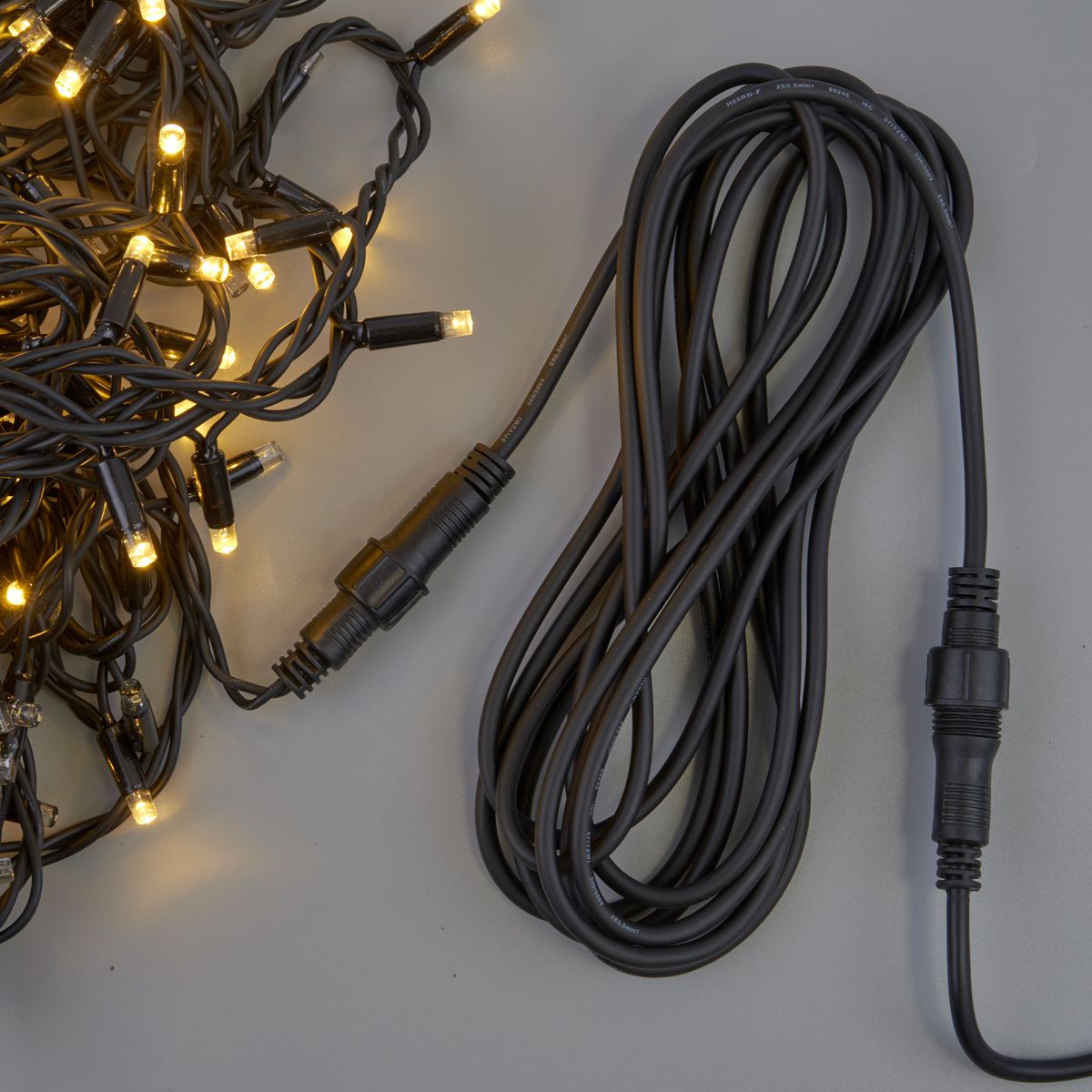 фото удлинитель для гирлянд uniel ucx-f90 e/5m/bk ul-00013227 | 220svet.ru