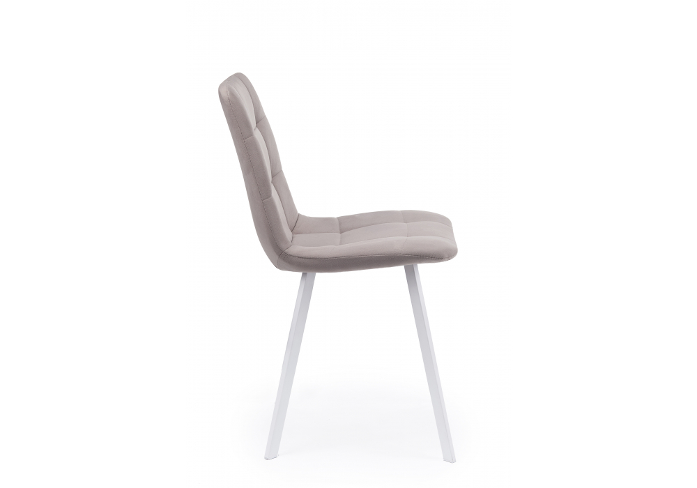 фото стул на металлокаркасе woodville чилли латте / белый 631635 | 220svet.ru