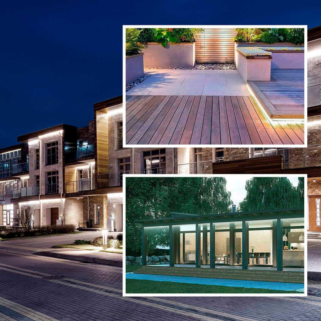 фото светодиодная влагозащищенная лента apeyron 4,8w/m 60led/m 5050smd теплый белый 5m 10-05 | 220svet.ru