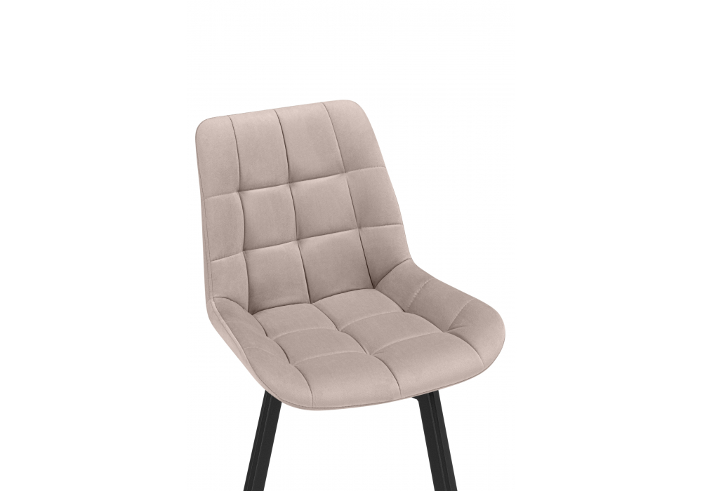 фото стул крутящийся woodville челси 360 латте (zd 290) / черный 626084 | 220svet.ru