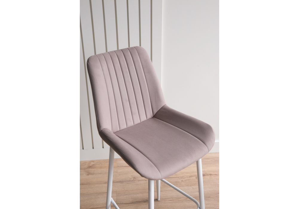 фото барный стул woodville седа латте / белый 632604 | 220svet.ru