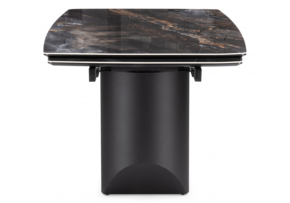 фото керамический стол раскладной woodville маре 200(260)х100х77 neodom titanium lawa nero / черный 588045 | 220svet.ru
