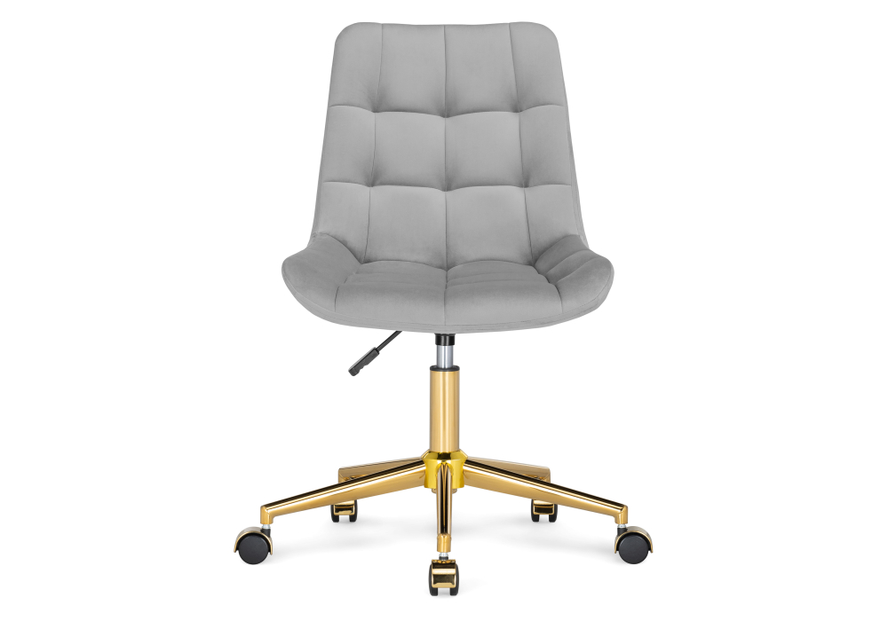 фото стул woodville честер светло-серый (california 900)/ золото 533182 | 220svet.ru