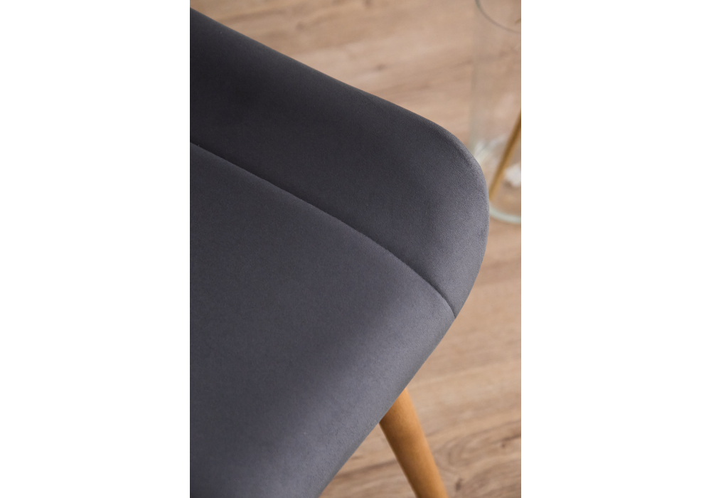 фото стул деревянный woodville седа темно-серый (zd 995) / светлое дерево 632381 | 220svet.ru