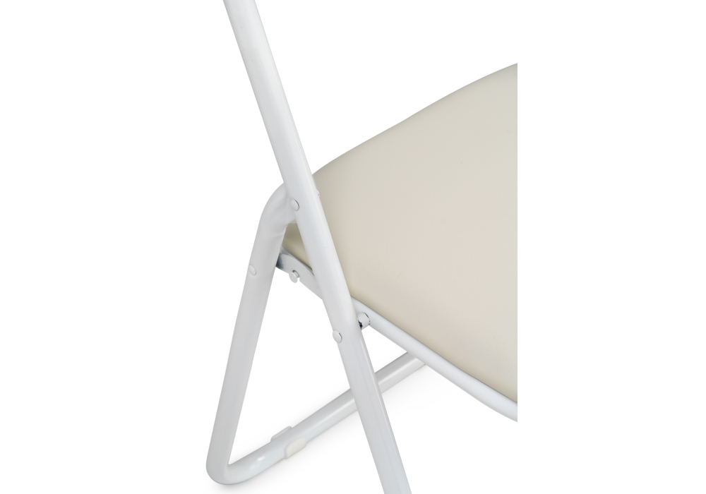 фото стул woodville fold 1 складной beige / white 15479 | 220svet.ru