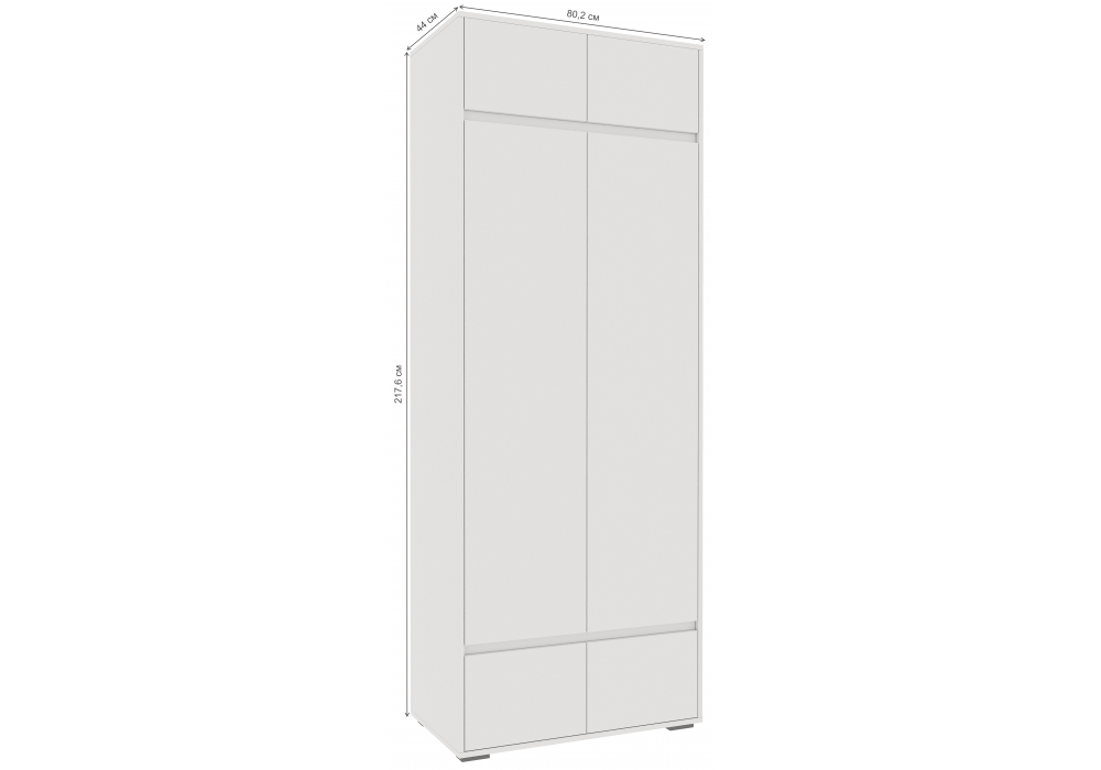 фото прихожая комплектация 4 woodville роут белый / графит 620675 | 220svet.ru