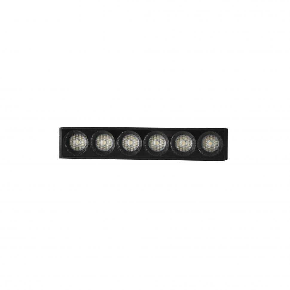 фото трековый магнитный светодиодный светильник iledex technical vision 4822-002-l120-6w-38dg-4000k-bk | 220svet.ru