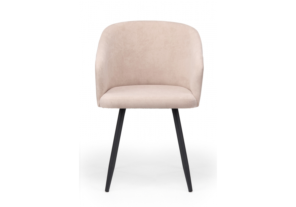 фото стул на металлокаркасе woodville монер латте (glory 10) / черный 632649 | 220svet.ru