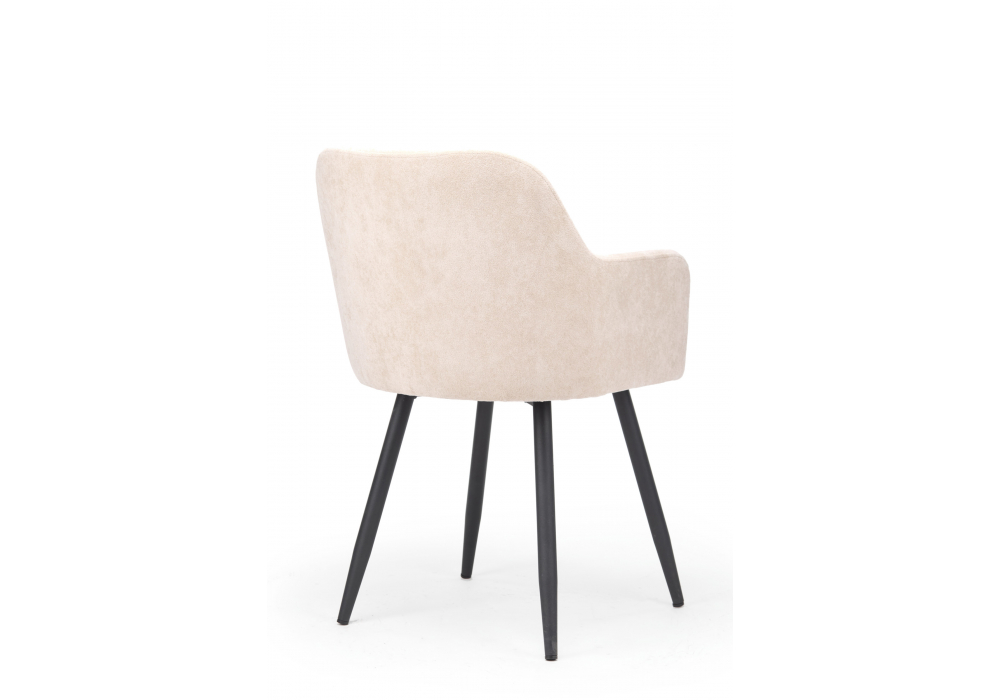 фото стул на металлокаркасе поворотный woodville инфини 360 латте / черный 631769 | 220svet.ru