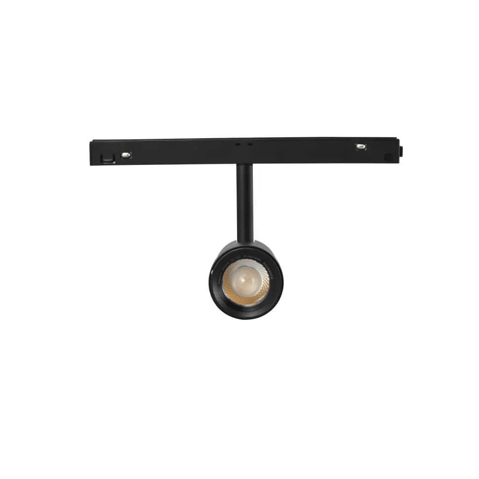 фото трековый магнитный светодиодный светильник iledex technical vision zoom 4822-020-d47-10w-10/60dg-3000k-bk | 220svet.ru
