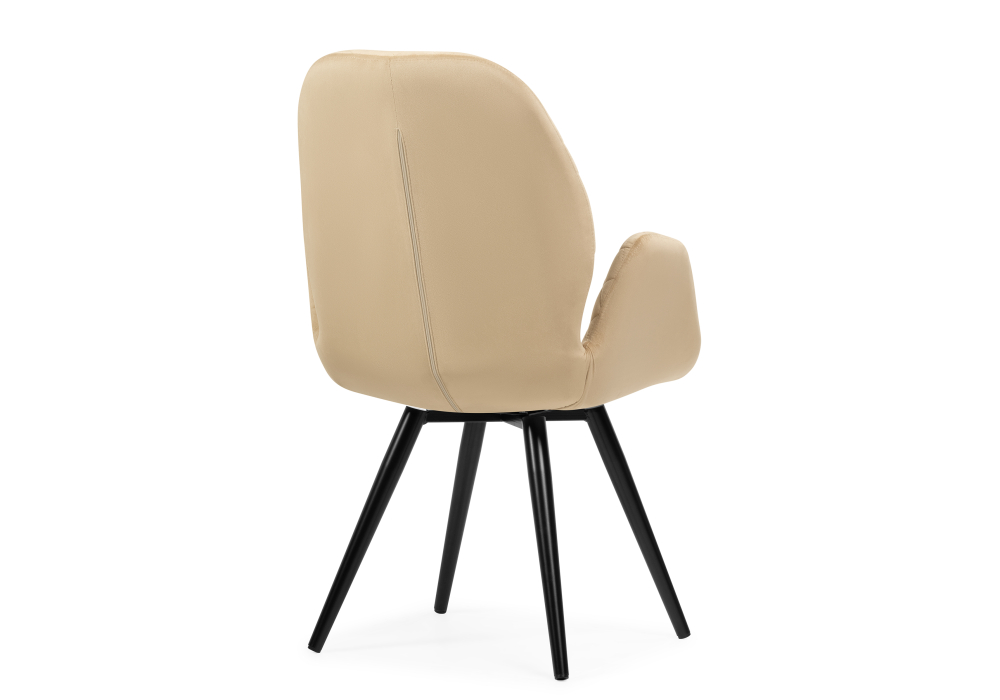 фото кресло крутящееся woodville муат бежевый 566492 | 220svet.ru