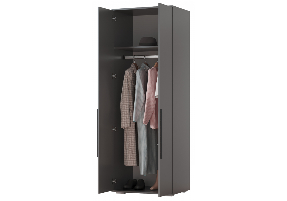 фото готовая гостиная комплектация 2 woodville филеста графит / дуб вотан 664937 | 220svet.ru