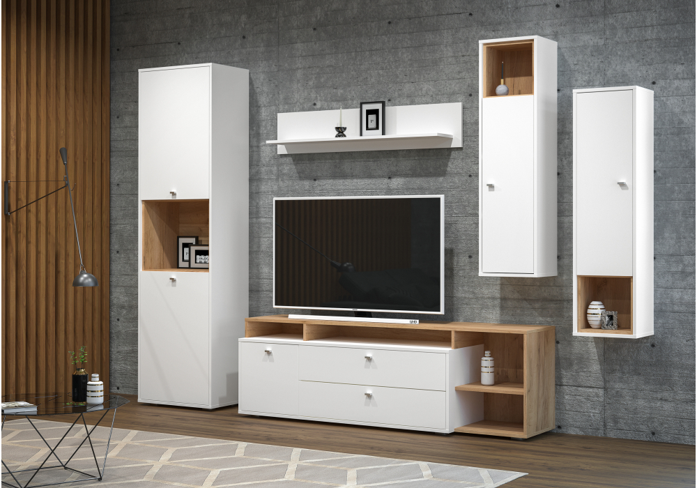 фото полка woodville бэль 10.107 белый премиум 330347 | 220svet.ru