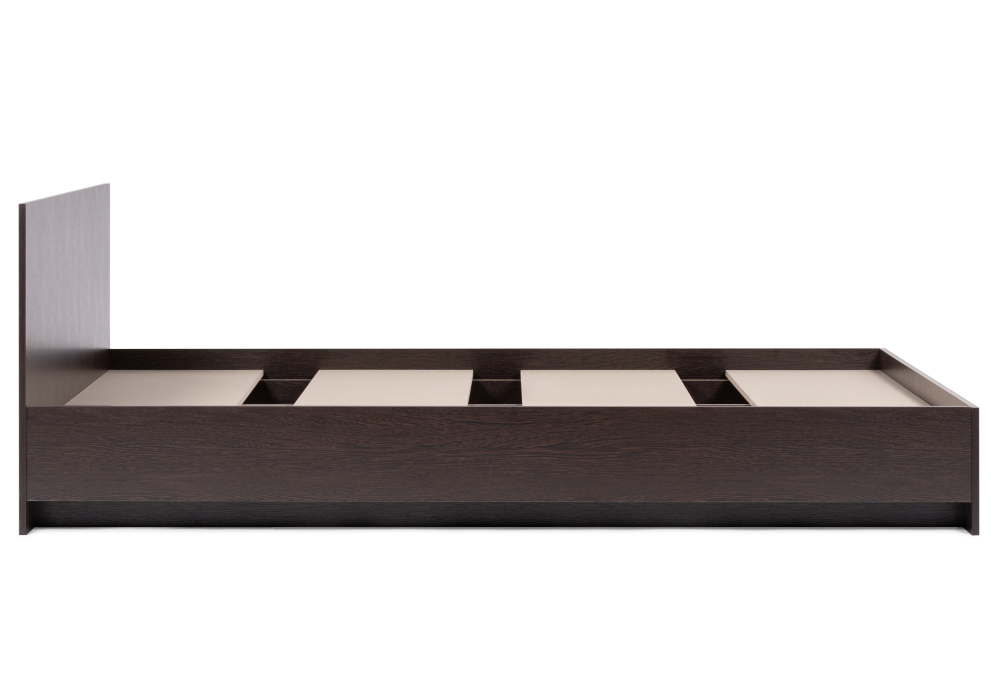 фото кровать woodville адайн 160х200 венге / венге 507385 | 220svet.ru