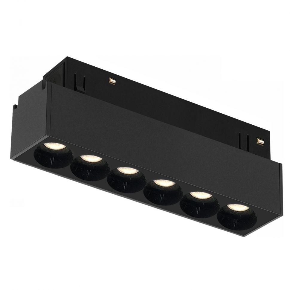 фото трековый магнитный светодиодный светильник iledex technical vision 4822-002-l120-6w-38dg-3000k-bk | 220svet.ru