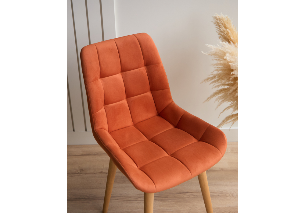 фото стул деревянный поворотный woodville челси 360 терракотовый (zd 432) / светлое дерево 632523 | 220svet.ru