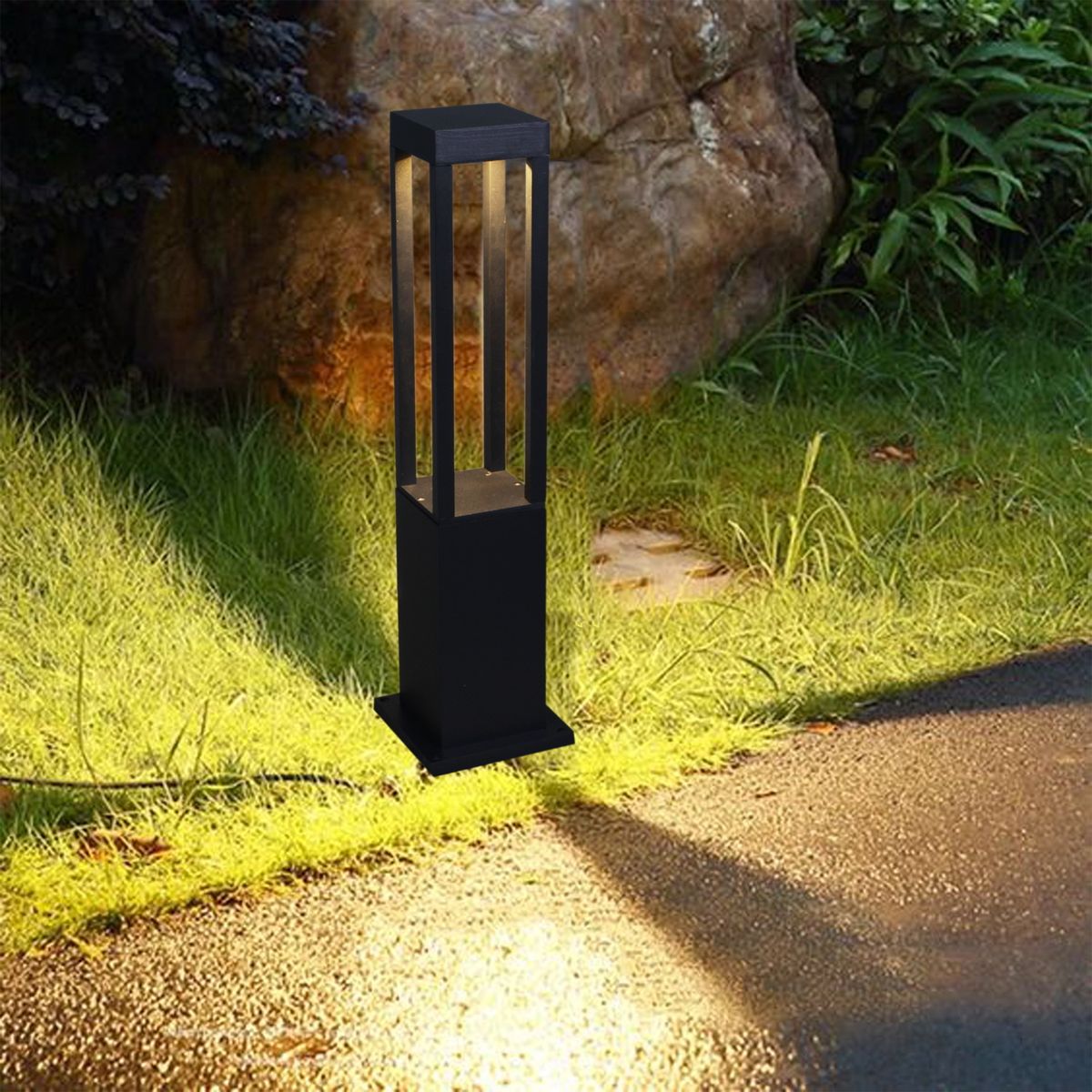 фото ландшафтный светодиодный светильник reluce 09960-0.7-001u 0,6m led12w bk | 220svet.ru