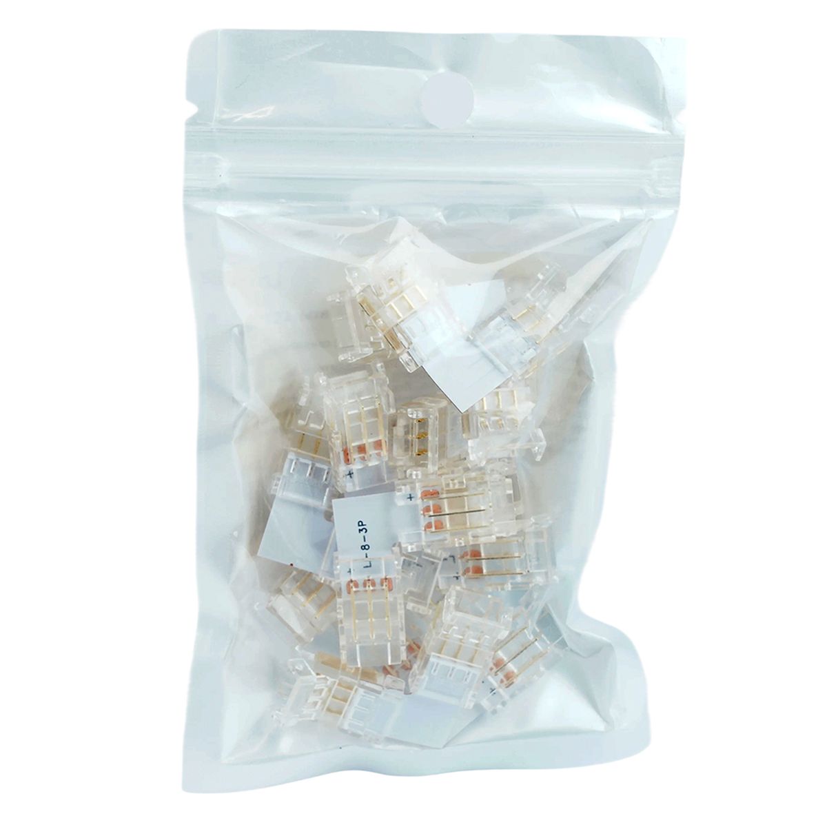 фото соединитель угловой 10мм для ленты cct smd ленты шириной 8 мм feron ld172 52003 | 220svet.ru
