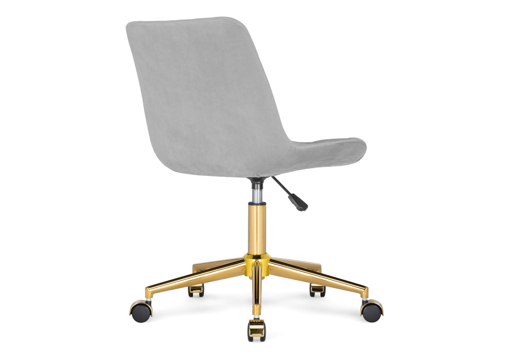 фото стул woodville честер светло-серый (california 900)/ золото 533182 | 220svet.ru