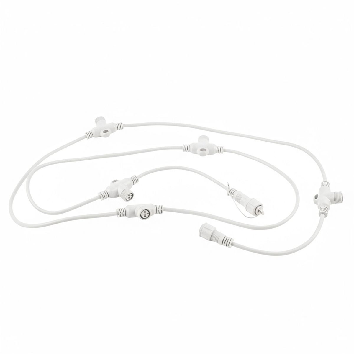 фото провод-шина для гирлянд uniel ucx-f90 t05/2m/wh ul-00013220 | 220svet.ru