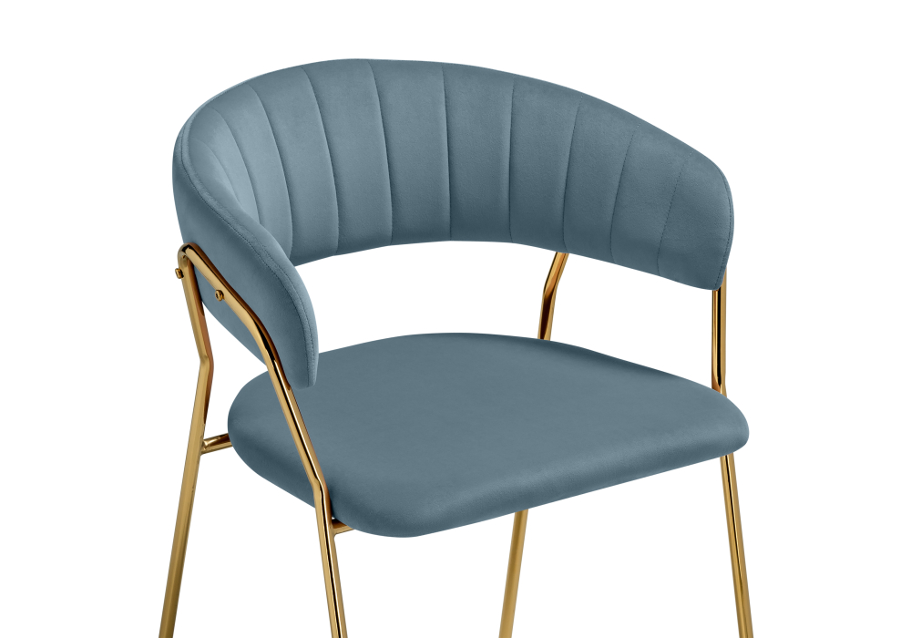 фото стул woodville kamelia 1 light blue /gold 15473 | 220svet.ru