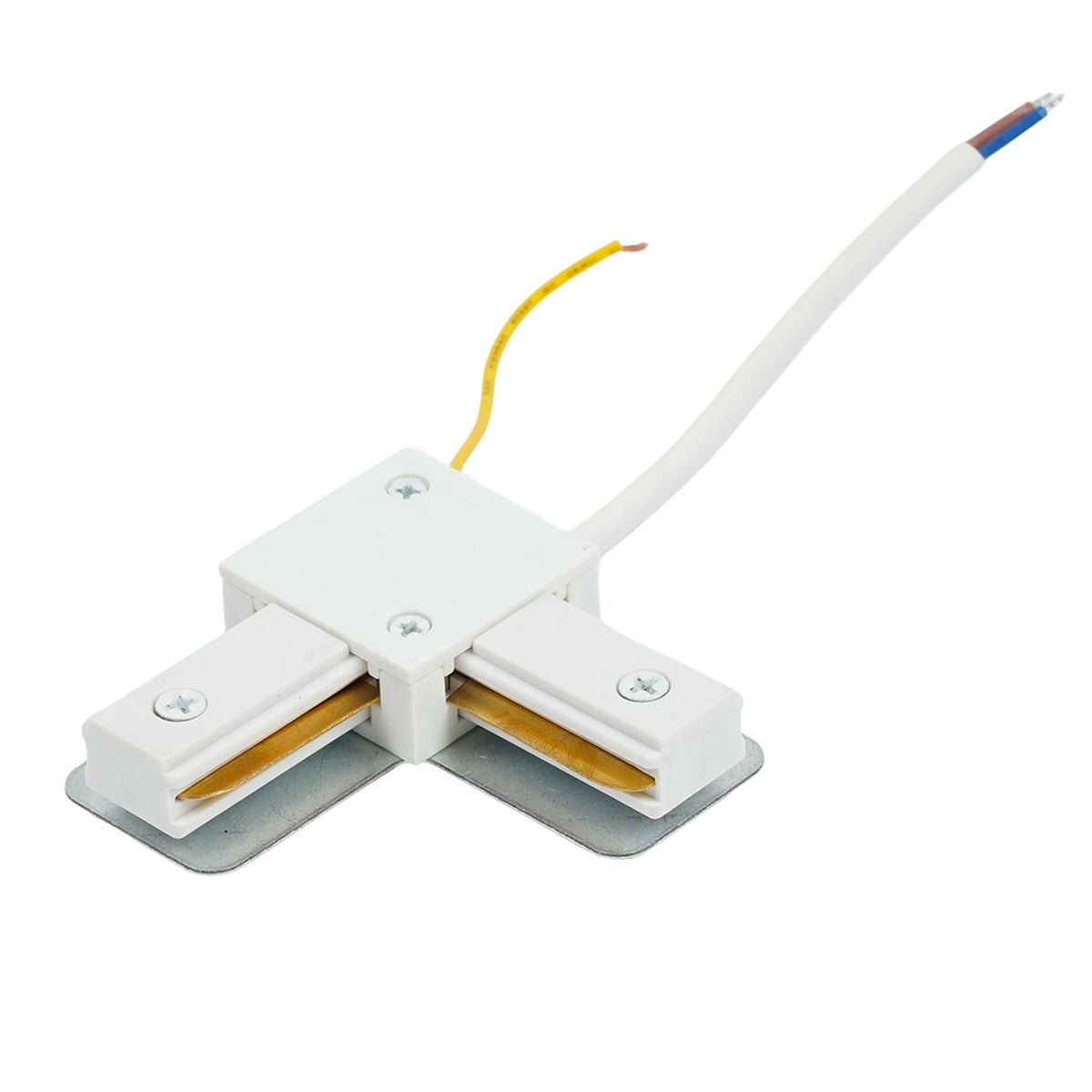 фото коннектор угловой для шинопровода с проводом feron ld1021c для cab1007 52153 | 220svet.ru