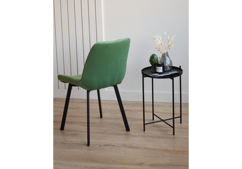 фото стул на металлокаркасе woodville челси п фисташковый (zd 651) / черный np 632501 | 220svet.ru