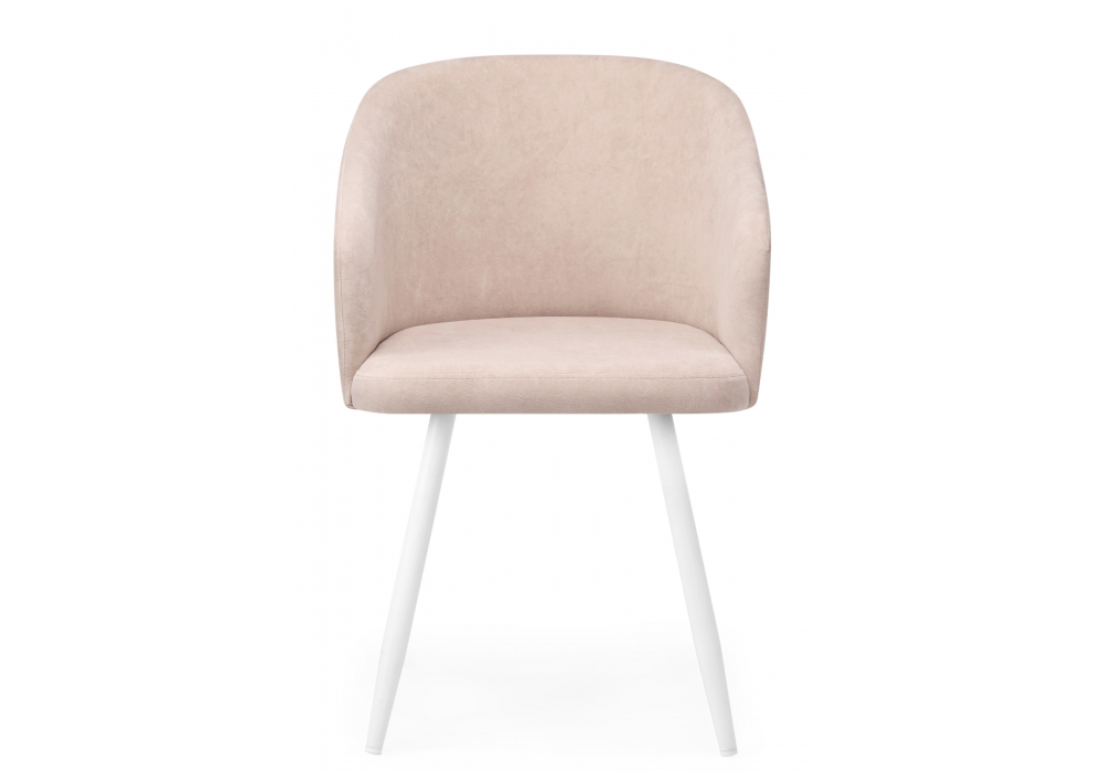 фото стул на металлокаркасе поворотный woodville монер 360 латте (glory 10) / белый 632656 | 220svet.ru